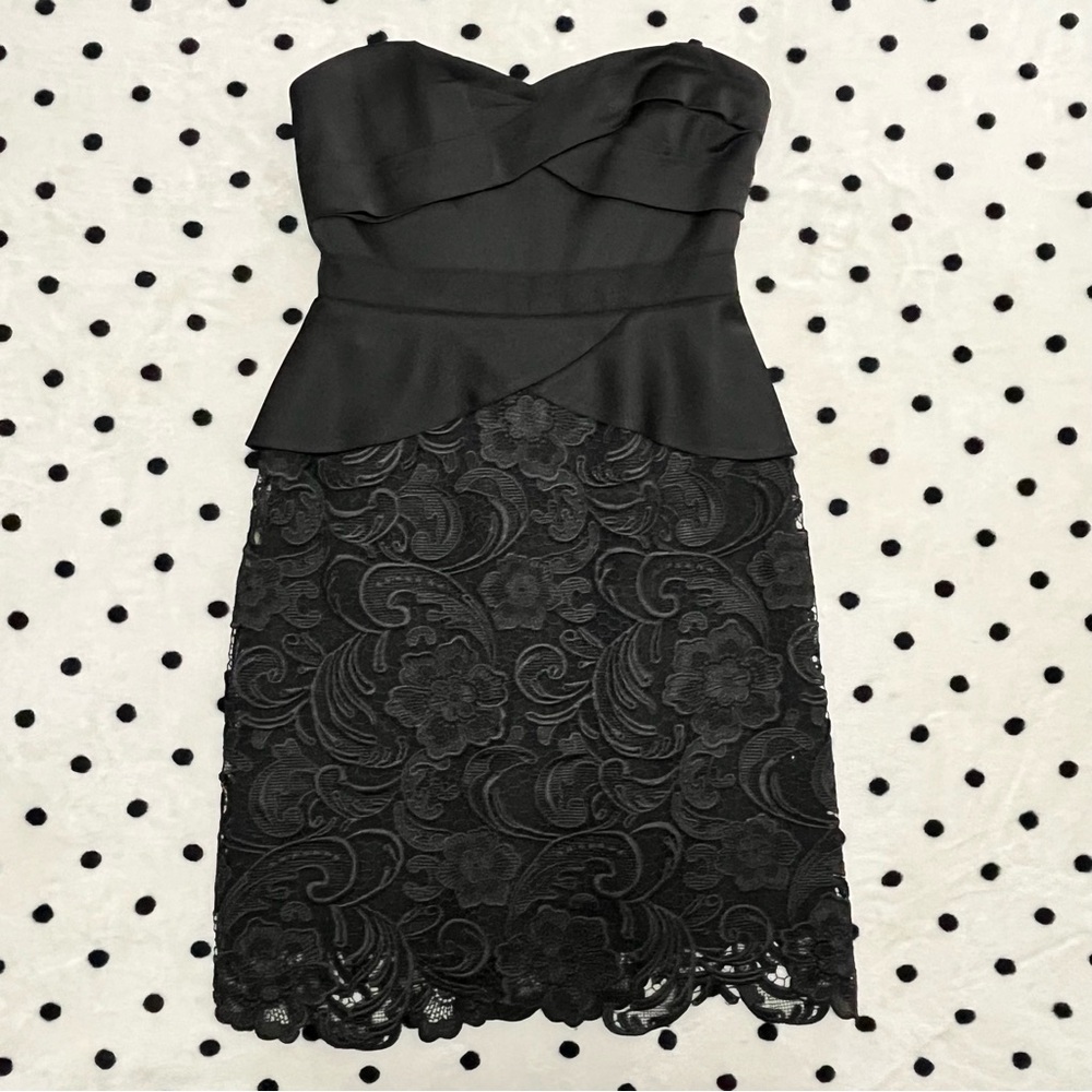 BCBGMaxAzria Chara Floral Lace Dress Size 4